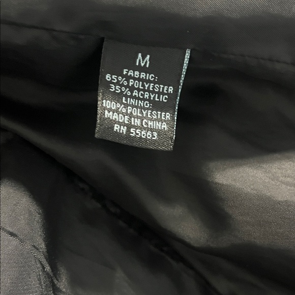 Cynthia Rowley Black/Grey/Pink Fringed Striped Blazer Sz M - Picture 7 of 7